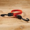 BLACK+DECKER BDX1012 Black/Orange 48" Flat Bungee Cord Straps, 2 Pack