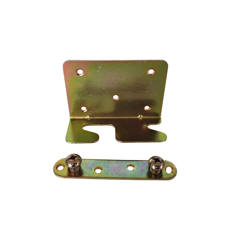 Heavy Duty Non-Mortise Bed Rail Brackets, Universal Wooden Bed Rail