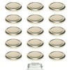 mikken 15 Lids TO 63/6.6 cm Pasteurisable for Jam Jars