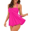 LookbookStore Conjunto de tankini de dos piezas para mujer, estilo