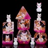 DND Resin Cat Dice Set, D&D Polyhedral Dice for Dungeons