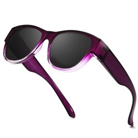 Myiaur Polarized Over Glasses Sunglasses for Women Men, Trendy Fit Over Glasses UV400 Protection for Driving