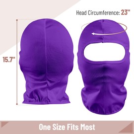 UNCO- Balaclava Face Mask, Purple Ski Mask for Men & Women, Full Face Mask, Face Mask for Winter, Balaclava Ski Mask, Face Cover, Ski Face Mask, Ski Balaclava Men, Baklava Masks for Men and Women
