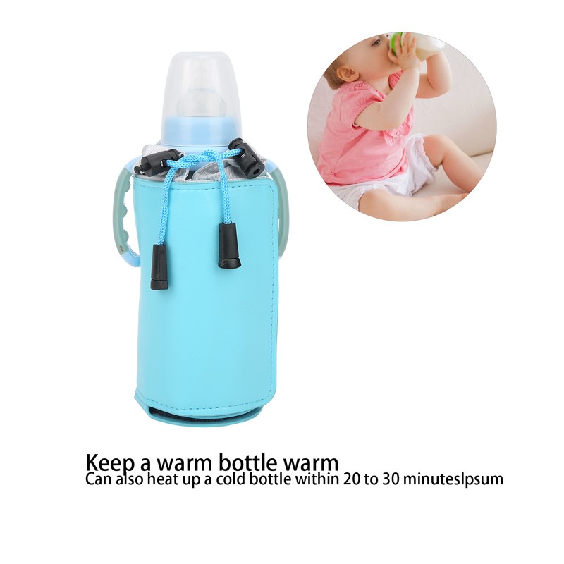 Feeding Bottle Warmer Bag Travel Portable Baby Bottle Heater Warming