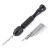 Broca manual de precisión de tornillo negro con brocas giratorias