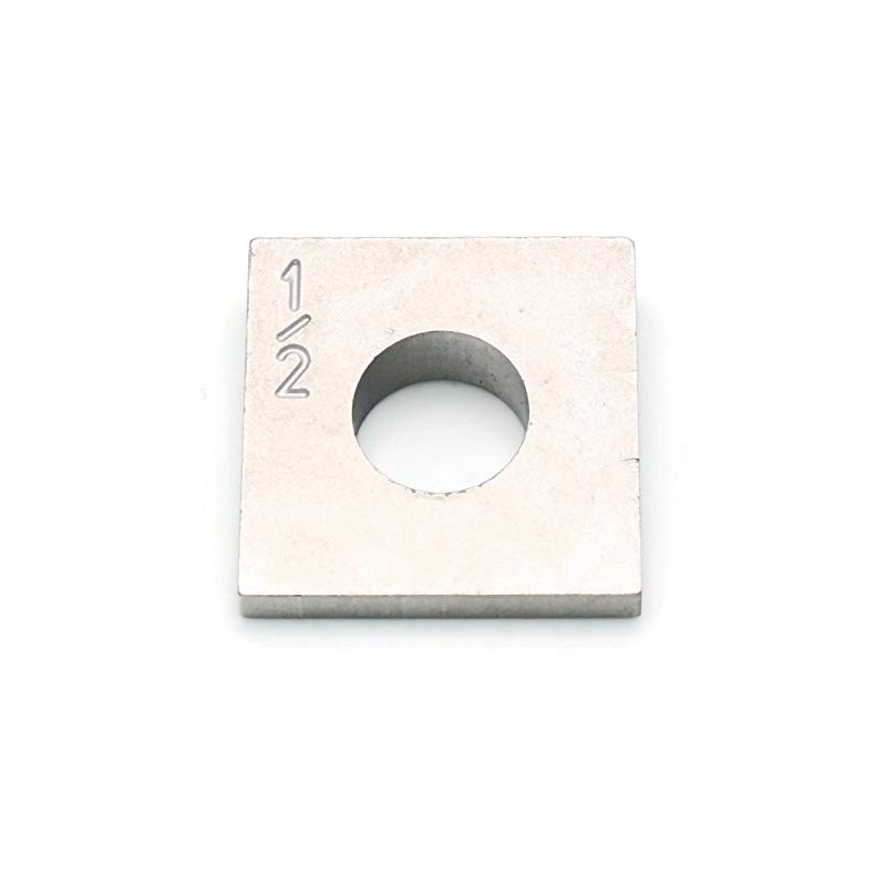 Beveled Square Washers in 304 Stainless Steels - 1/4" -