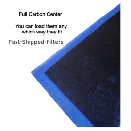 Fast-Shipped-Filters 3 Pack Ac-RBC-5 Replacement Filter Pads Designed to Fit Dynamic SpacePak PurePak Air Cleaner Refill Blue