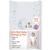 Anti-Roll Wedge Baby Changing Mat - Extra Thick & Durable,