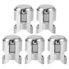 5PCS Stainless Steel Champagne Stopper Wine Drinks Bottle Plug Sealer