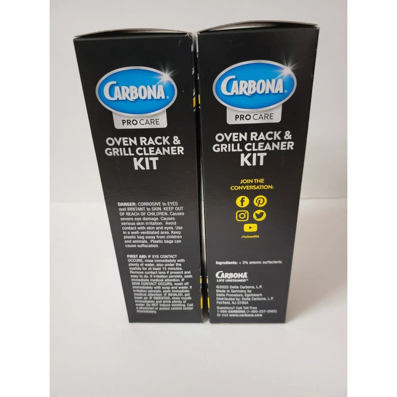 Carbona 2 Pack Carbona Pro Care Oven Rack and Grill