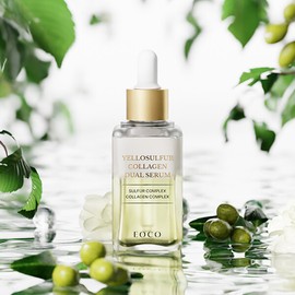 (현대홈쇼핑)이오코 옐로설퍼 콜라겐 듀얼세럼 단품구성 (Hyundai Home Shopping) Ioko Yellow Sulfur Collagen Dual Serum Single Item 구성