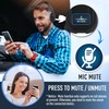 VELKPRO Wireless Headset with Microphone - Single-Ear Noise-Isolating Headphone for