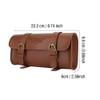 VGEBY1 Retro Style PU Leather Waterproof Front Tube Bicycle Bag