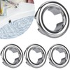 4 Pack Sink Overflow Ring Bathroom Sink Overflow Trim Ring