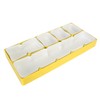Watch Parts Storage Box Stackable 5 Compartments Acrylic Rubber Watch