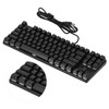 MAGIC REFINER Gaming Keyboard 87 Keys Portable Durable RGB Backlit