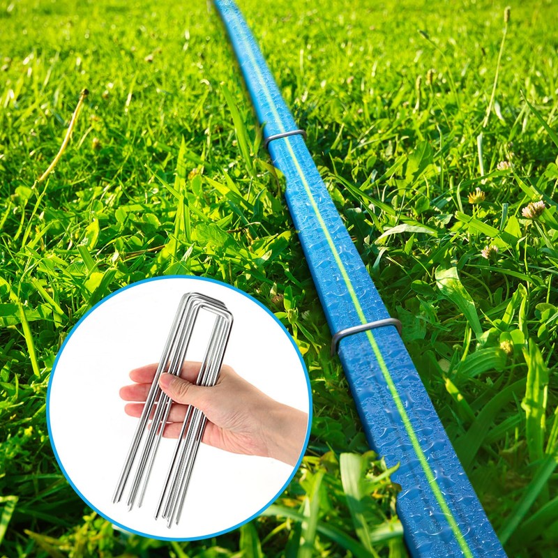 Winisok Sprinkler Hose 50FT, Heavy Duty Watering Hoses, Efficient Irrigation
