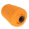Tufting Yarn Orange 437yd Long 0.2in Wide Shrink Resistant Cotton