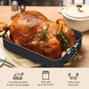 CHEFMADE Turkey Roasting Pan with V Rack, 16 Inch Deep