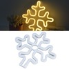 70in Neon Sign Romantic Christmas Snowflake Battery USB Powered LED