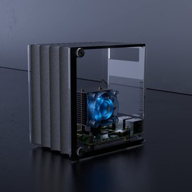 Vilros Raspberry Pi Reveal -A Raspberry Pi Compatible Desktop Tower Style Case with Built in Cooling
