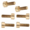 50Pcs Cap Hex Socket Screw Copper Fastener Hardware Tools Industrial