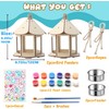 2 Pack Bird Feeders,DIY Bird House Art Crafts Kit for