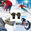 Zeltauto Men’s Thinsulate Gloves Convertible Fingerless Mitten Flap Cover Multipurpose