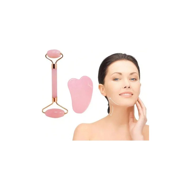Rodillo Facial Y Gua Sha Herramientas Para El Cuidado Facial