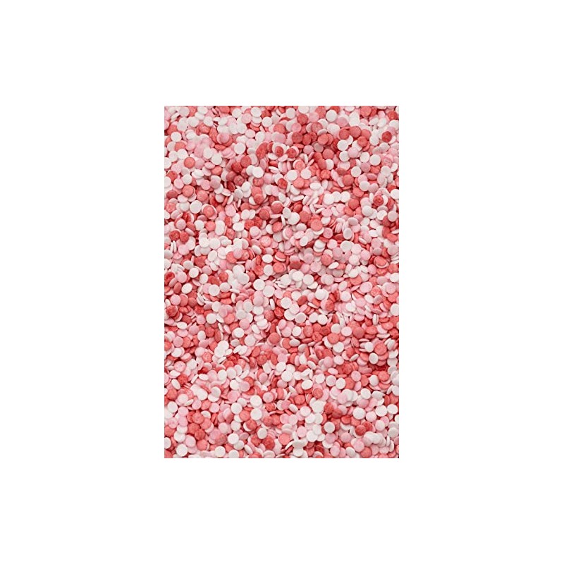 SPRINKLY - Natural Sugar Confetti (Vegan) - Pink, Red &