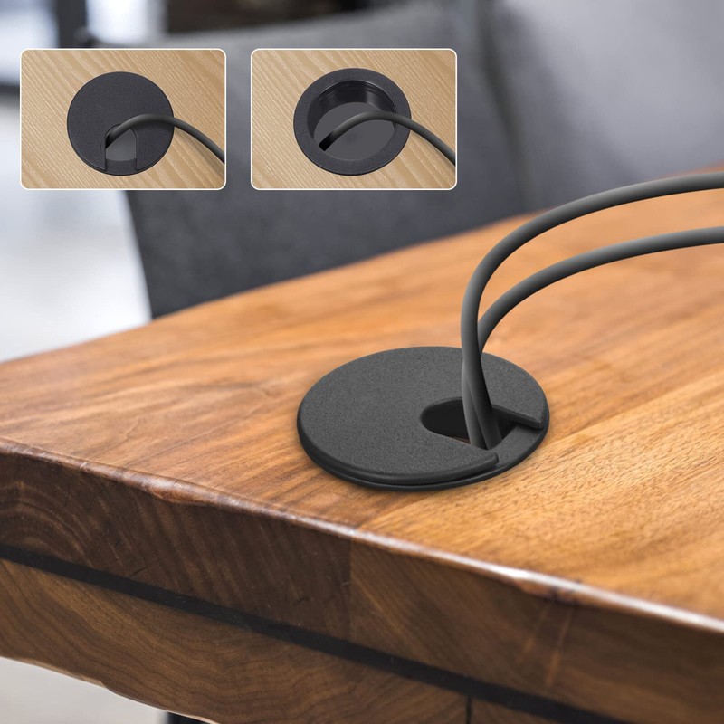 KESYOO 6pcs Cable Wire Hole Cap Wire Desk Wire Lid