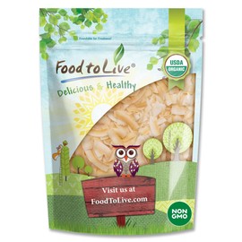 Food to Live Organic Toasted Coconut Chips, 4 Ounces – Non-GMO, Desiccated Coconut Flakes, Unsweetened, Unsulfured, Vegan, Bulk. High in Fiber. Great Snack. Perfect for Baked Goods, Granola