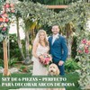 Boda Decoracion Pack - 6PCS Guirnalda de Flores Artificiales para