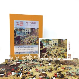 Wooden Jigsaw Puzzle for Adults with Uniquely Shaped Pieces - Made in USA by FoxSmartBox - 560 Pieces - Children's Games