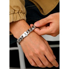 HAYOUWAY Armband Herren Silber