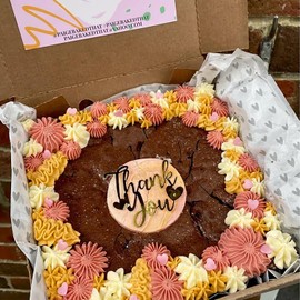 Thank you Cupcake Toppers, Thank You Decor for Thank You Sign,Retirement Office Party Decor, Thanks to Staff Teachers Professors Doctor Nurses Party Decorations(2.2 * 2.2inch)