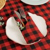 Handmade Dinner Napkins Buffalo Checks Napkins with Fringe Set of