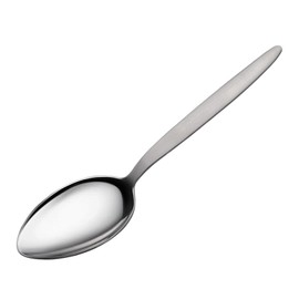 CURISEW Silver Stainless Steel 2 Tbsp Chef Spoon, 9 inch Big Spoon, Sauce Spoon Chef Kunz Spoon, Basting Spoon, Quenelle Spoon, Plating Spoons, Serving Spoons Stainless Steel, Comically Large Spoon