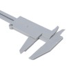 150mm Calibrador Vernier, Calibradores Vernier de Plástico con Conversión de