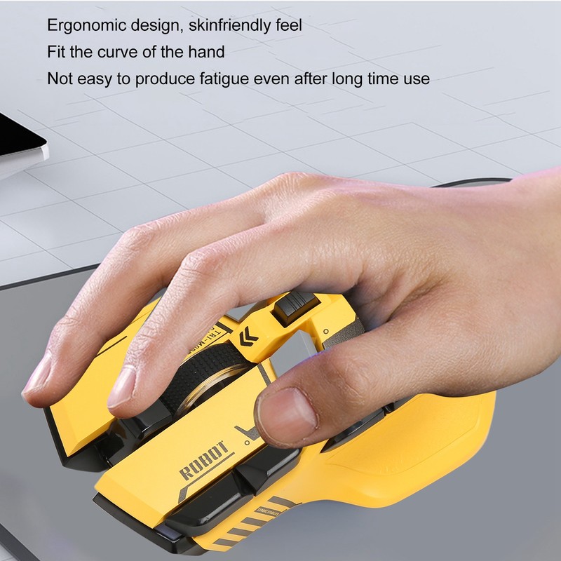 Gaming Mouse 2.4G Wired Bluetooth 3 Mode 5 Adjustable DPI