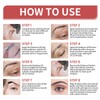 Eyebrows Perming Kit Long Lasting Brushes Cotton Swab Eyebrow Lift
