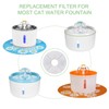 ISIYINER Trinkbrunnen Filters Katzen Hunde Cat Fountain Filter mit Harz