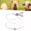 Pet Pig Vest Harness with Leash Set EscapeProof Walking Harness