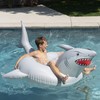 GoFloats Great White Bite Shark Party Tube Inflatable Raft -