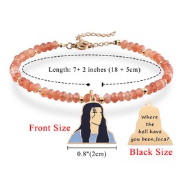 Melix Home Twilight Merch Gifts Bracelets For Best Friend Women Sister Friendship Natural Stone Bracelet