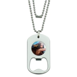 GRAPHICS & MORE Wonder Woman Movie Battle Military Dog Tag Bottle Opener Pendant