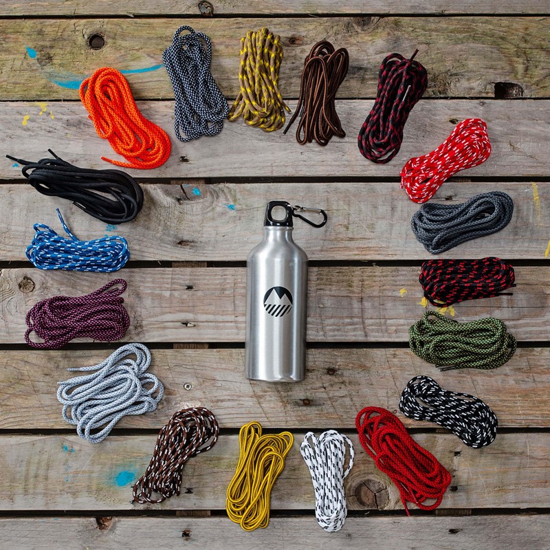 Lakeland Active Grasmoor Walking Boot Laces - Neon Orange -