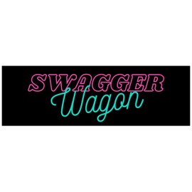 Vegamax Swagger Wagon Waterproof Vinyl Bumper Sticker for Cars Trucks Laptop