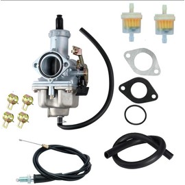 KELKONG 30mm PZ30 Carburetor kit for 150cc 160cc 200cc 250cc 300cc CG VM26 for Dirt Bike with Cable-actuated choke Choke for ATV Scooter Moped Engines