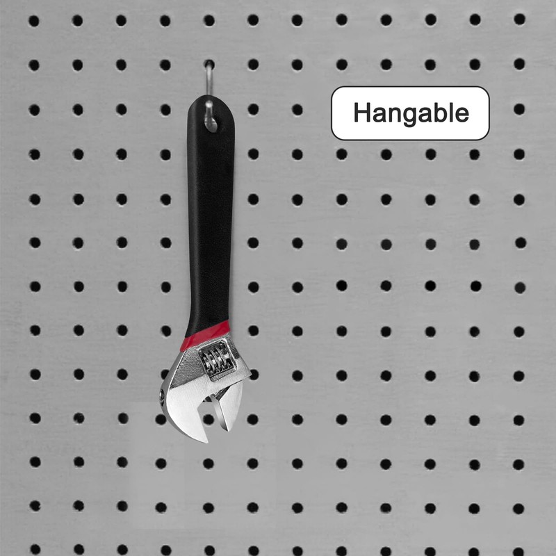 Gentpovth 6 inch/150 mm adjustable wrench, single open-end wrench, max